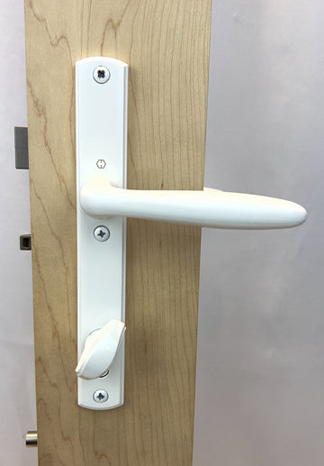 HOPPE Multipoint Lock Handleset - M151/216 VERONA CONTEMPORARY INACTIVE-Pure White ,2131127